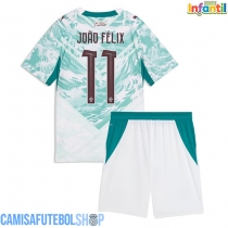 Camisa de time de futebol Portugal Joao Felix #11 Replicas 2º Equipamento Infantil Mundo 2026 Manga Curta (+ Calças curtas)